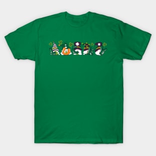 Lucky Irish Gnomes Lover Funny St Patricks Day T-Shirt